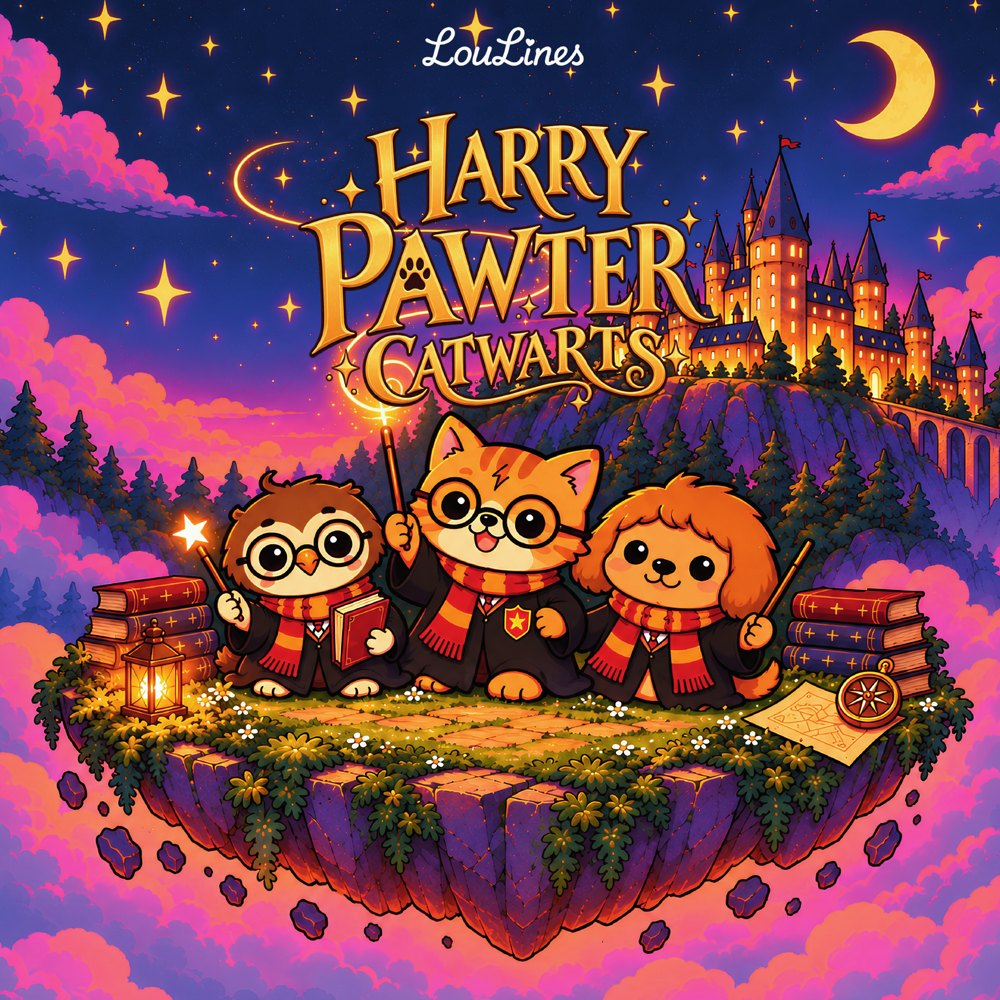 Harry Pawter at Catwarts cover